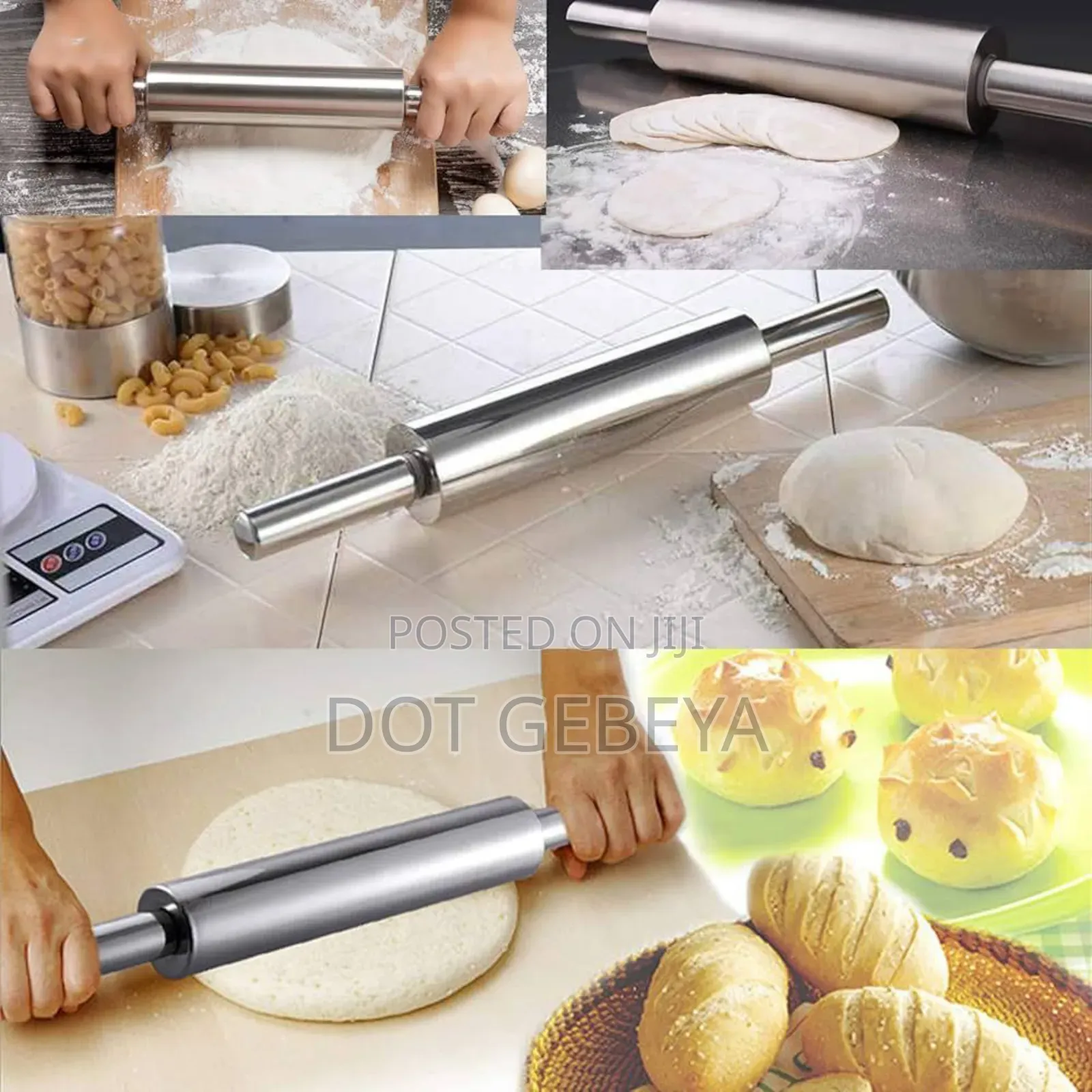 Perimum Rolling Pin Stainless Steel(Roller)