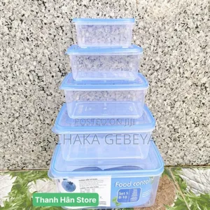 Organize Your Fridge! Clear Food Storage Boxes With Snap-tight Lids