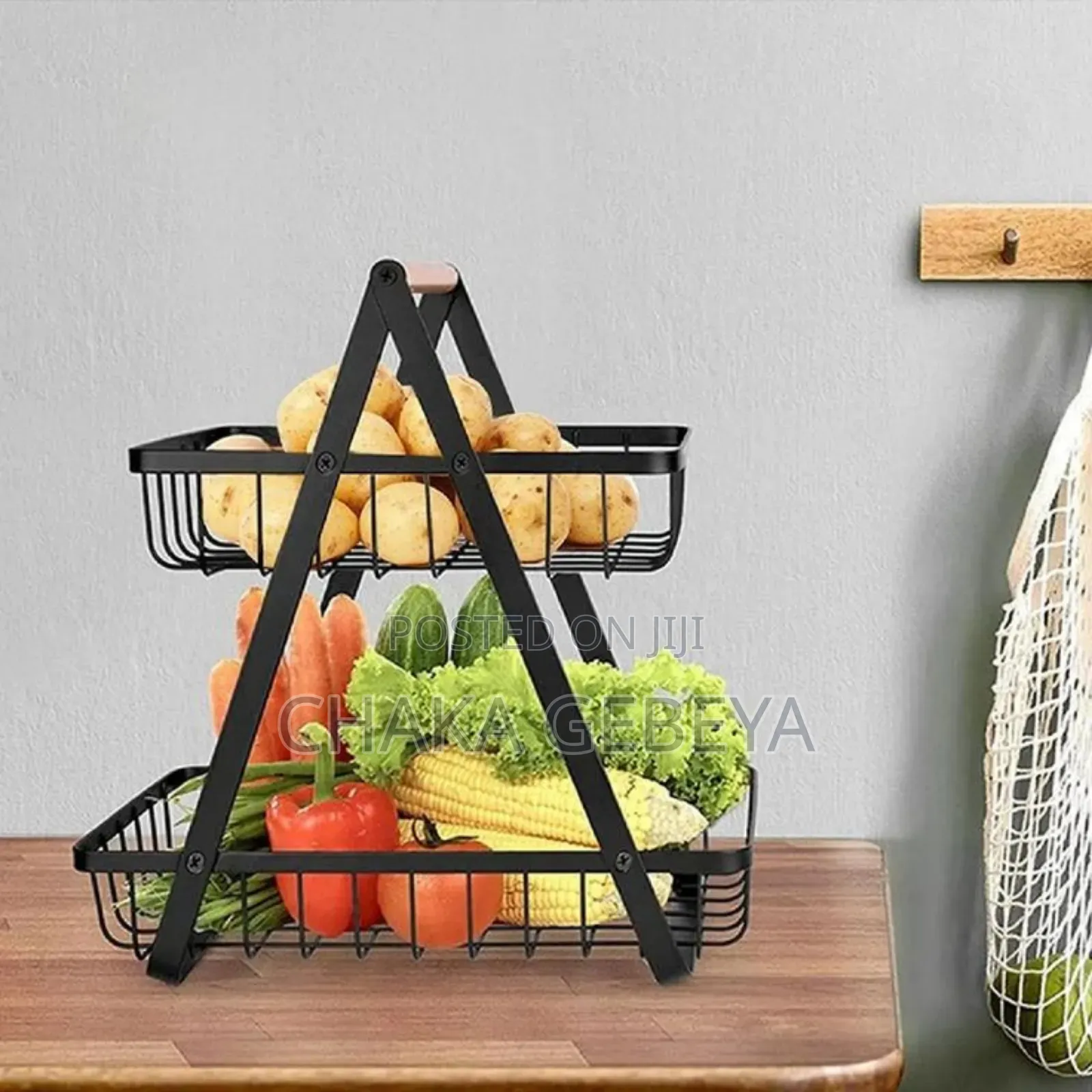 Stylish Pantry Organizer Tiered Stand to Display Store Your Produce