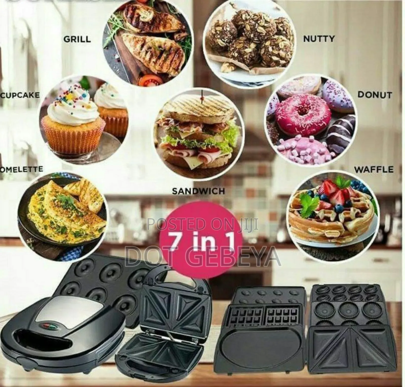 Saachi 7 In 1 Multi Snacks Maker