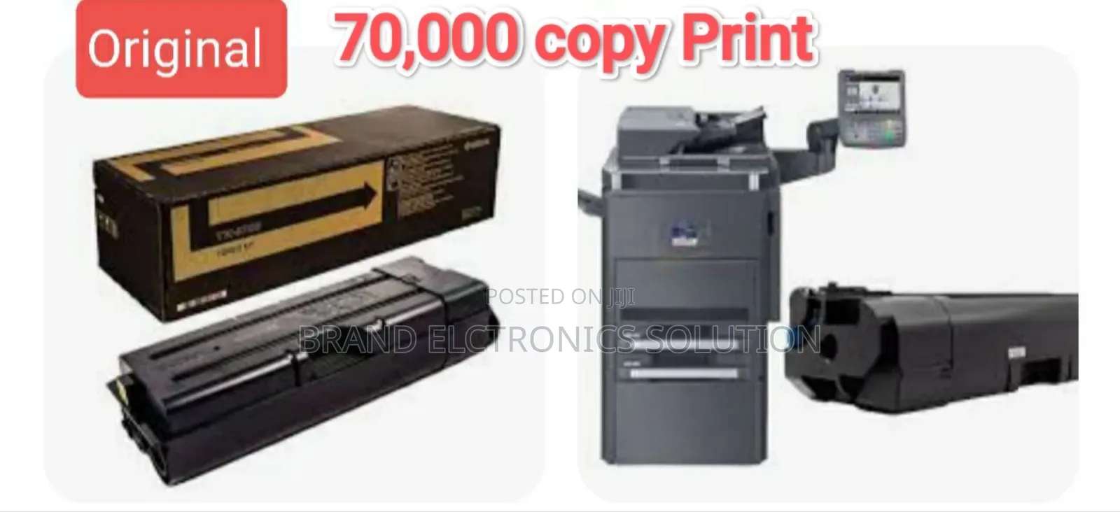 Kyocera 100% Original Toner Tk-6705 Tonner Rweal 70,000 Copy