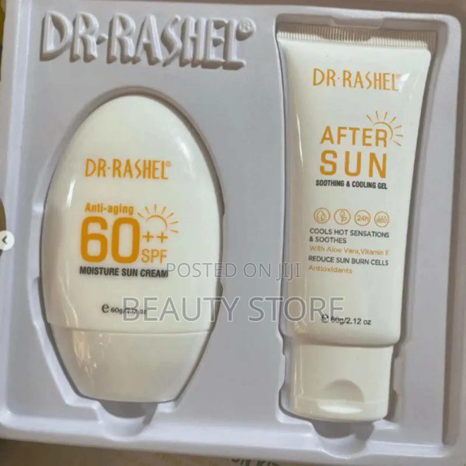 Dr. Rashel Anti-Aging 2 Piece 60++ SPF Sun Protection Kit.