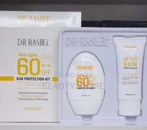 Dr. Rashel Anti-Aging 2 Piece 60++ SPF Sun Protection Kit.
