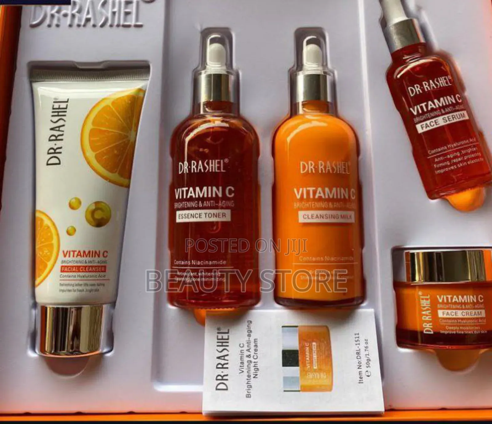 Dr. Rashel Vitamin C Brightening Anti-Aging Skin Care 5-Piece Set