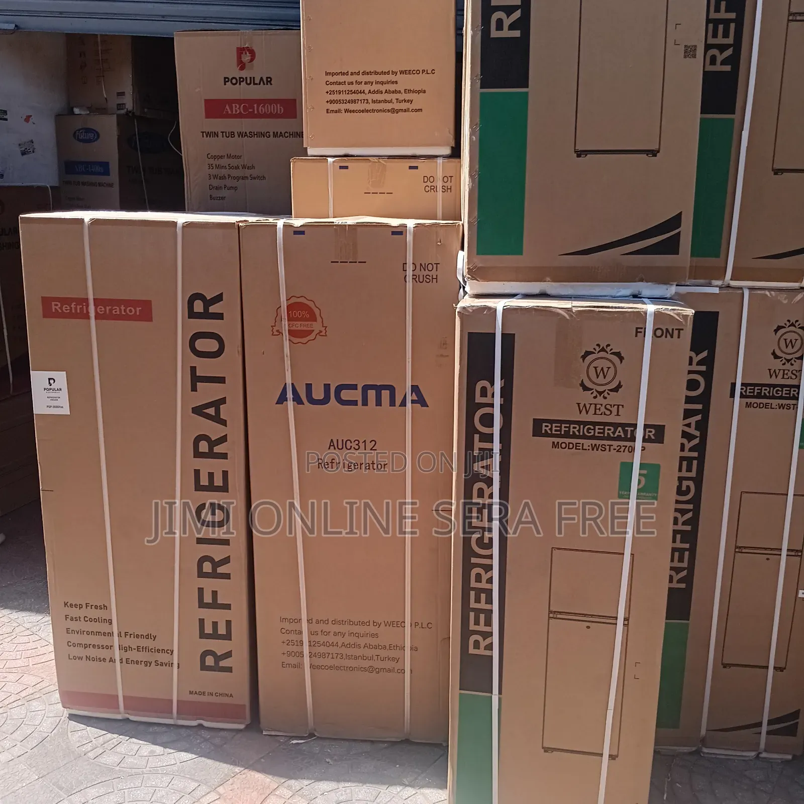 Aucma Refrigeratot Freezer Model Auc 222l Brand Model Koulr New