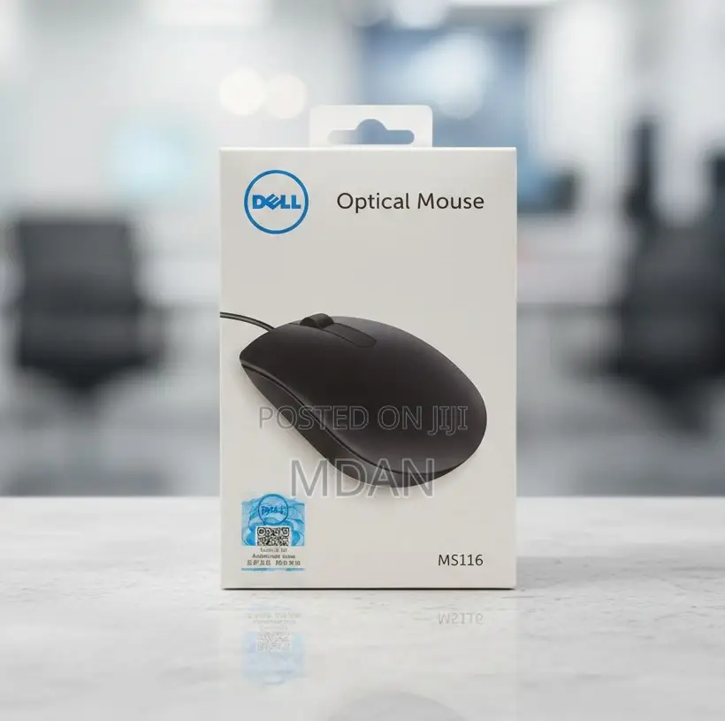 Wire Dell Optical Mouse