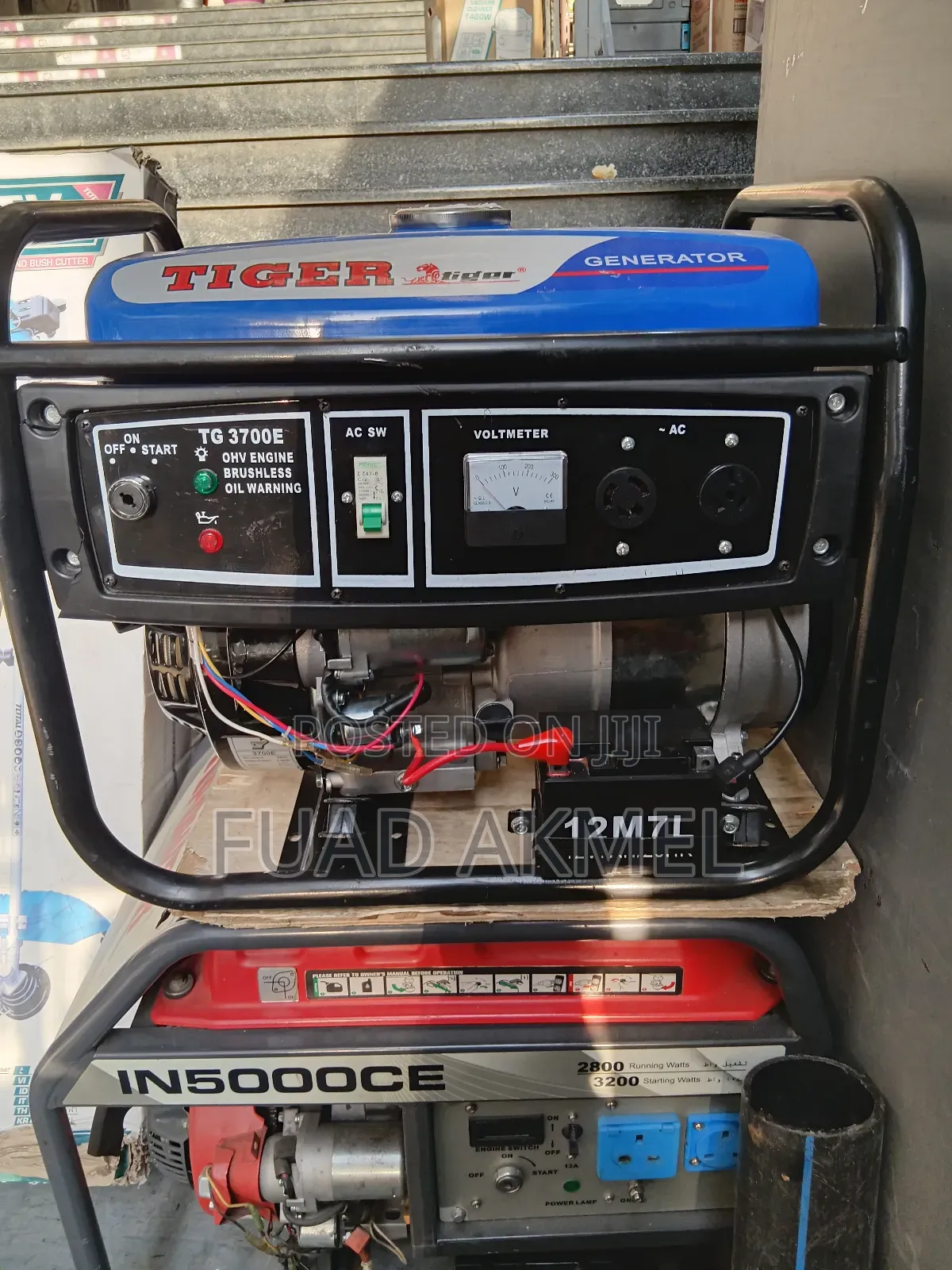 Tiger 3kw Gasoline Generator