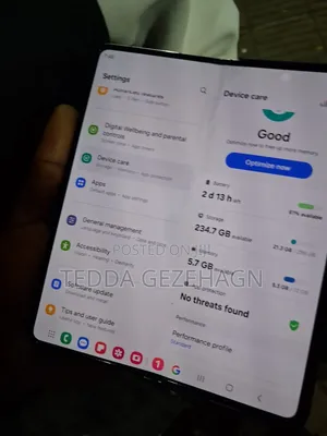 New Samsung Galaxy Z Fold4 256 GB Blue