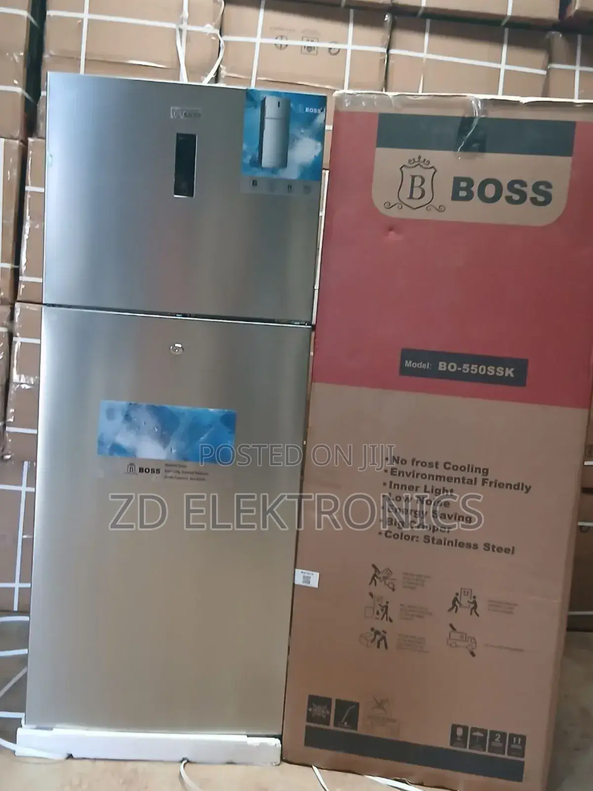 Boss Model Bo 550ssk Refrigerator Fan Sistem Ferej New