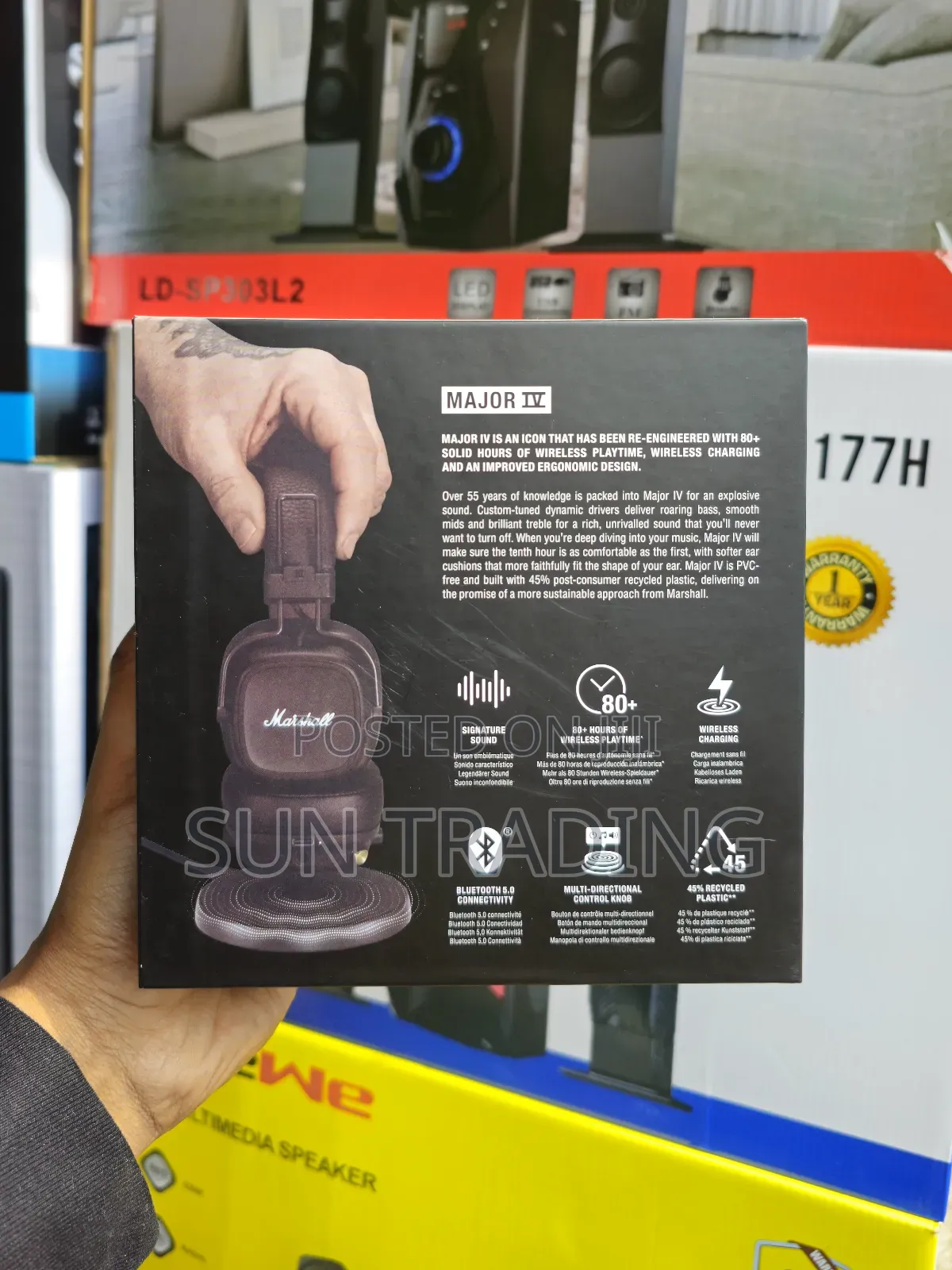 Marshall Major Iv Wireless Headphones