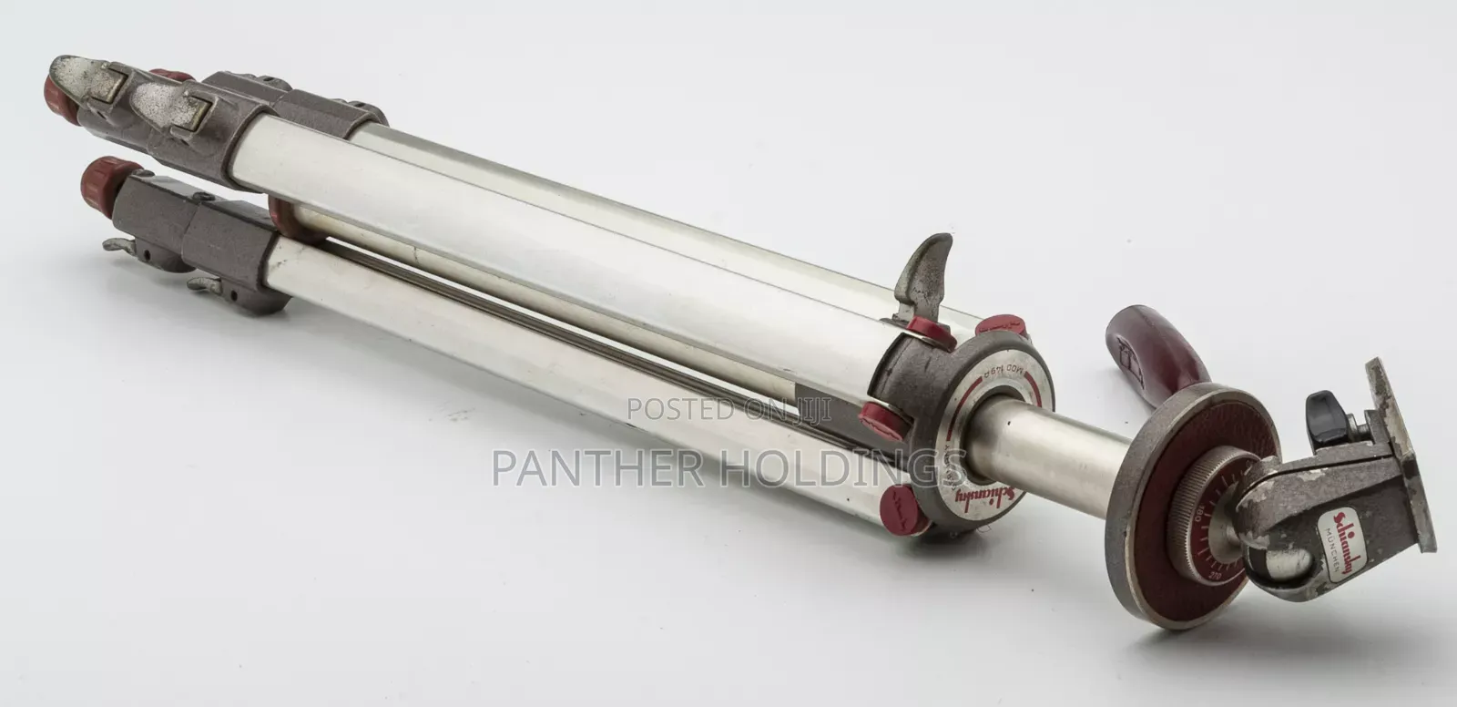 Germany Made Schiansky Munich Tripod, Large, Silver, Universal, ትራይፖድ