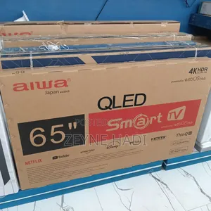 Aiwa Smart Qled Tv 65 Inch Andraid Framless Tv 2025 Brand Model