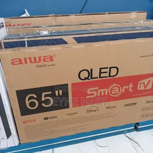 Aiwa Smart Qled Tv 65 Inch Andraid Framless Tv 2025 Brand Model