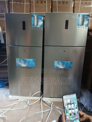 Boss Frent Doubel Door Refrigerator Model Bo 700 SSK Fan Sistem New