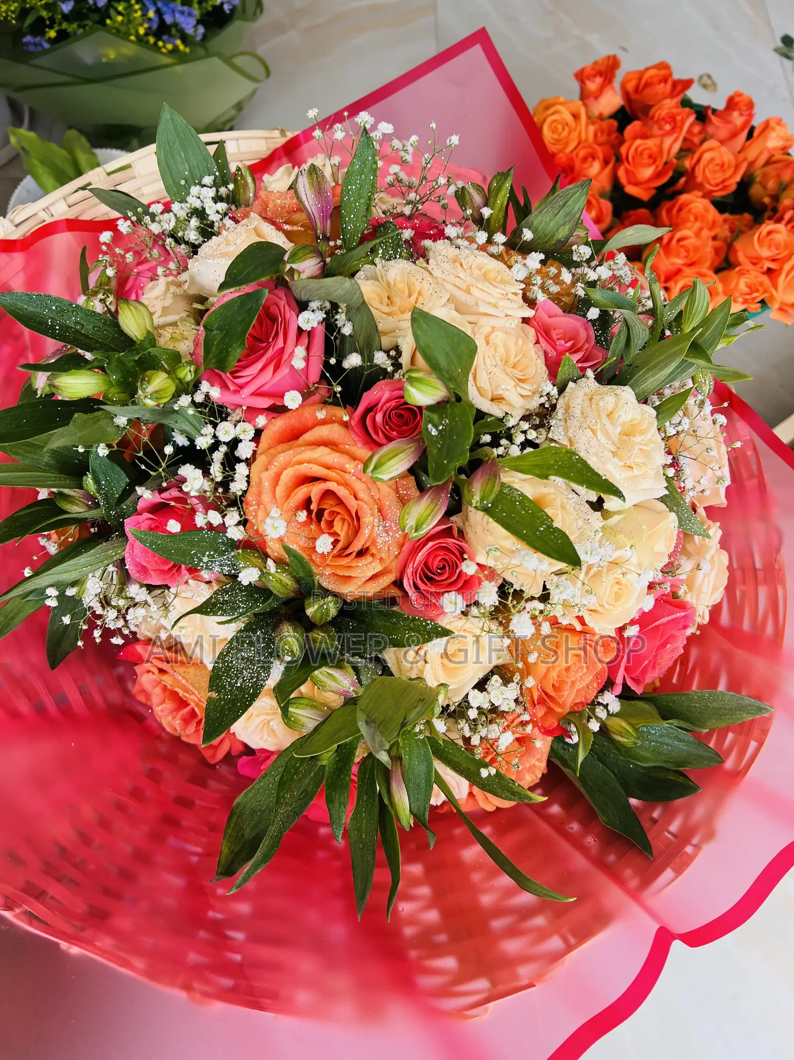 Classic Flower Bouquet – Roses