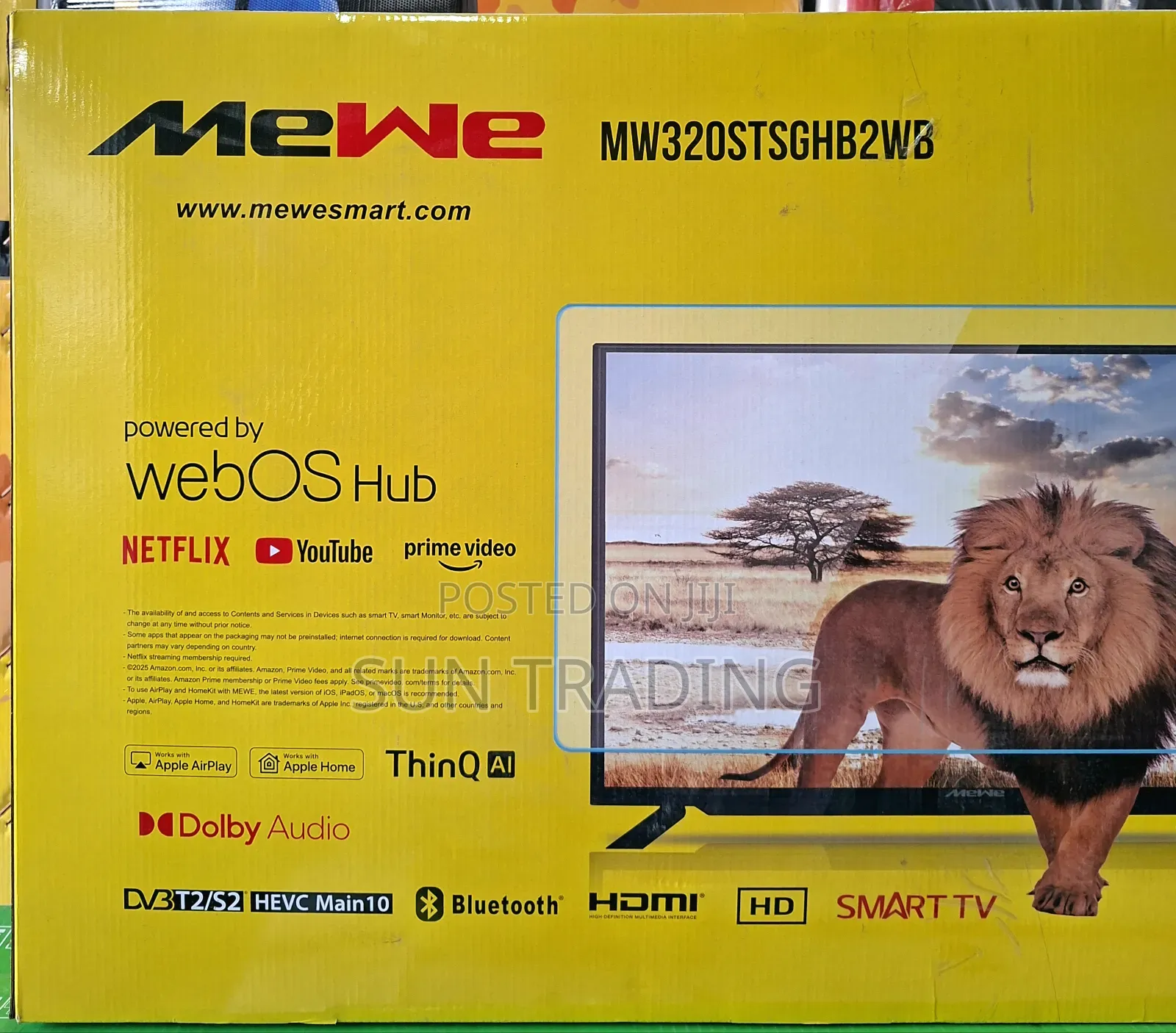 Mewe 32" Webos Smart Television | 2026