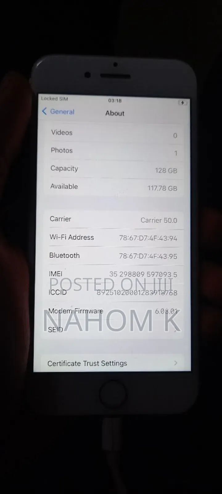 Apple iPhone 7 128 GB Gold