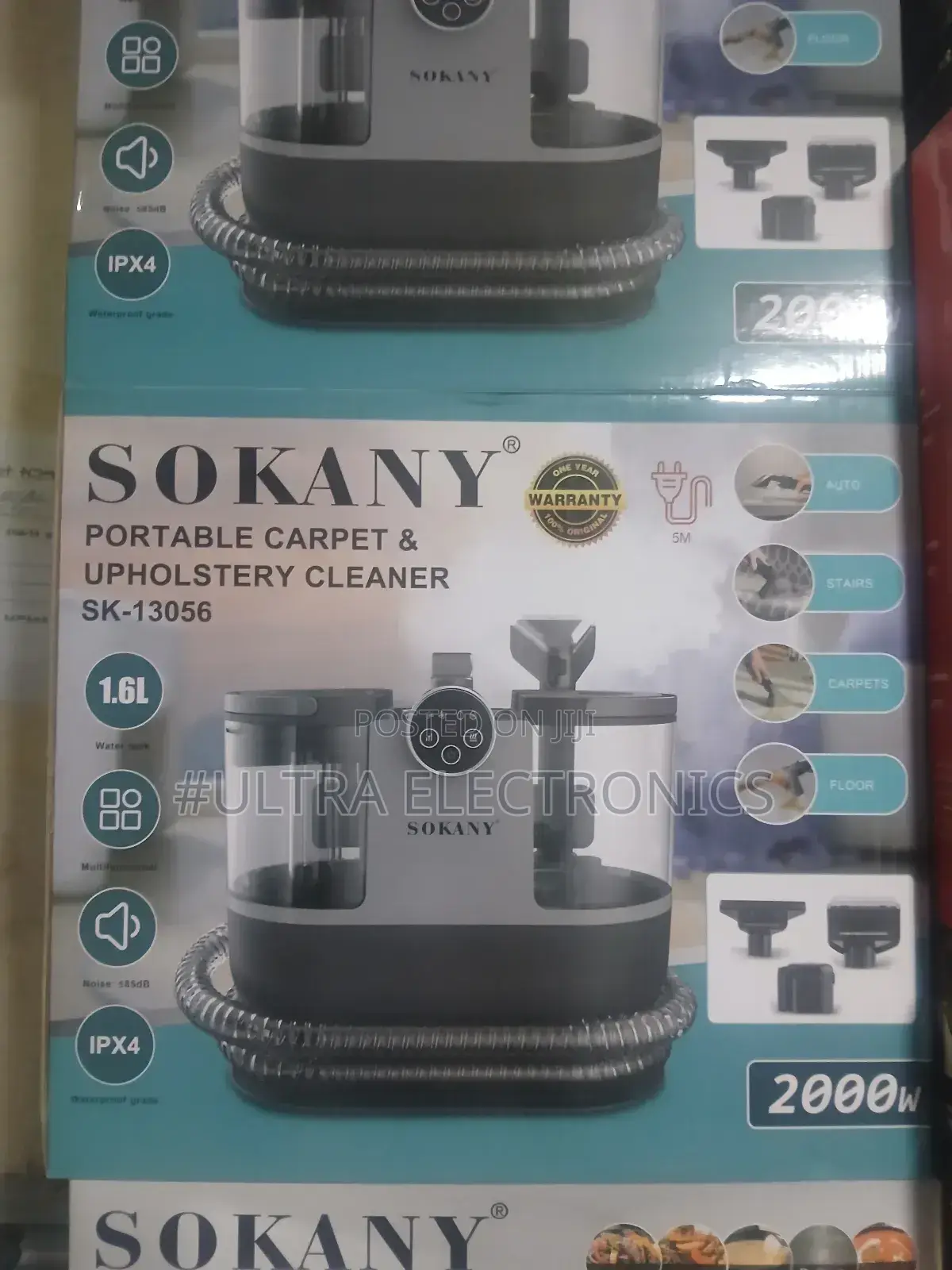Sokany Portable Carpet Upholstery Cleaner Model Sk-13056.