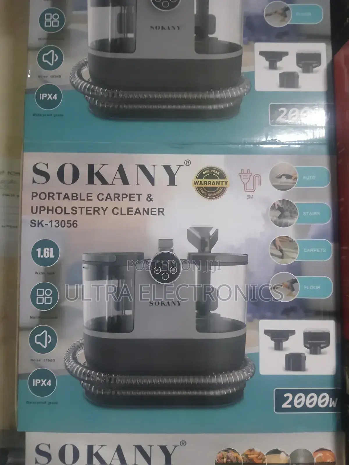 Sokany Portable Carpet Upholstery Cleaner Model Sk-13056.