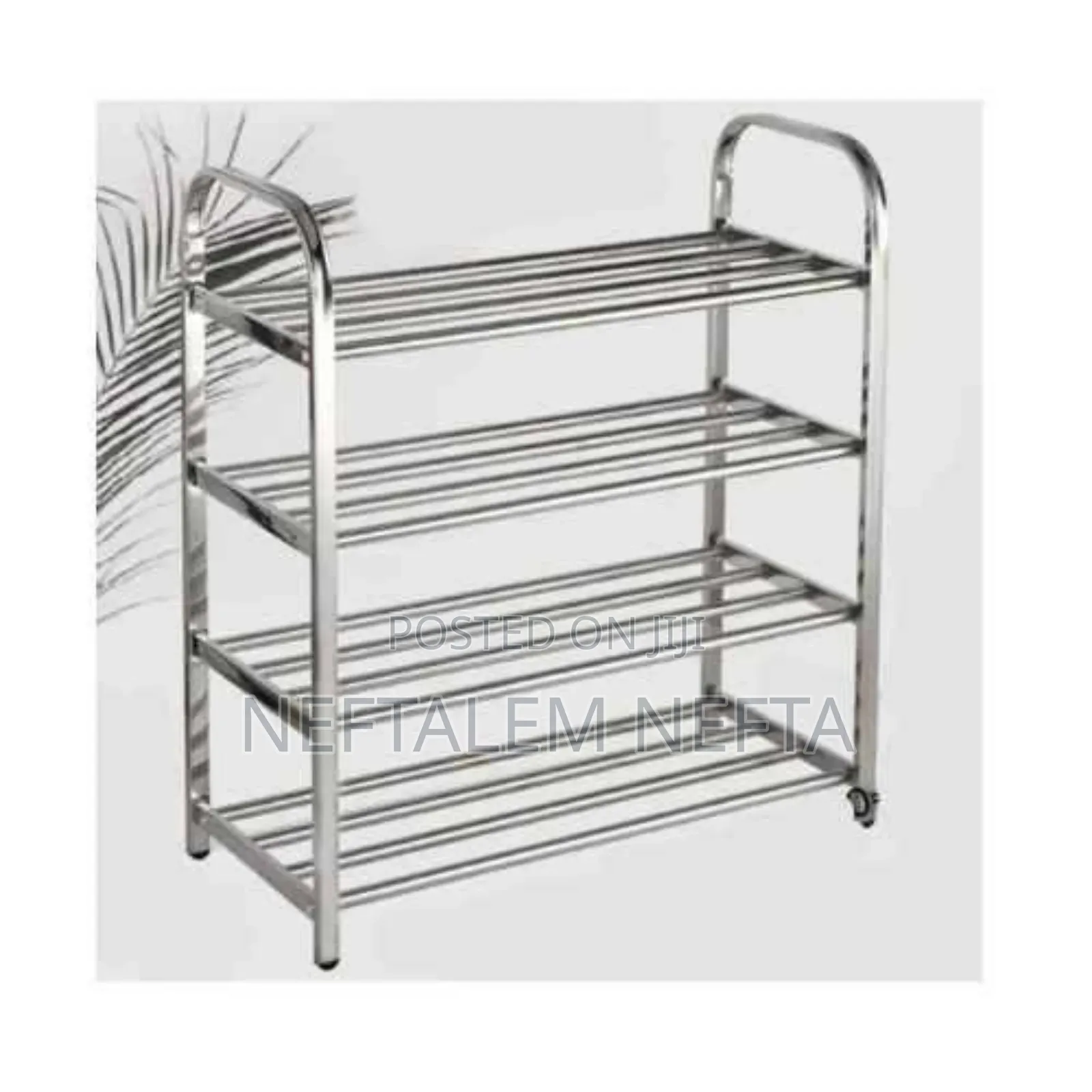 4 Layer Stainless Steel Shoes Rack