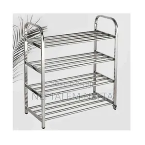 4 Layer Stainless Steel Shoes Rack
