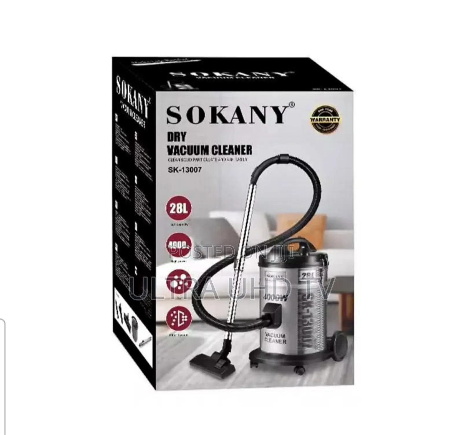 Sokany Sk-13007 Dry Drum Vacuum Cleaner.