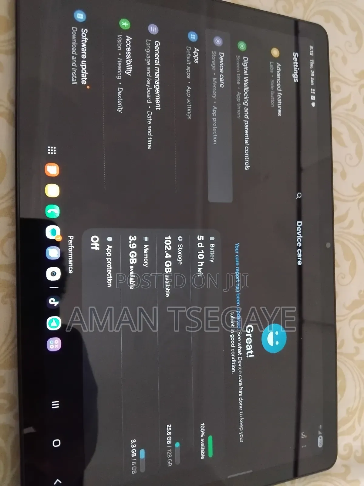Samsung Galaxy Tab A9+ 128 GB Black