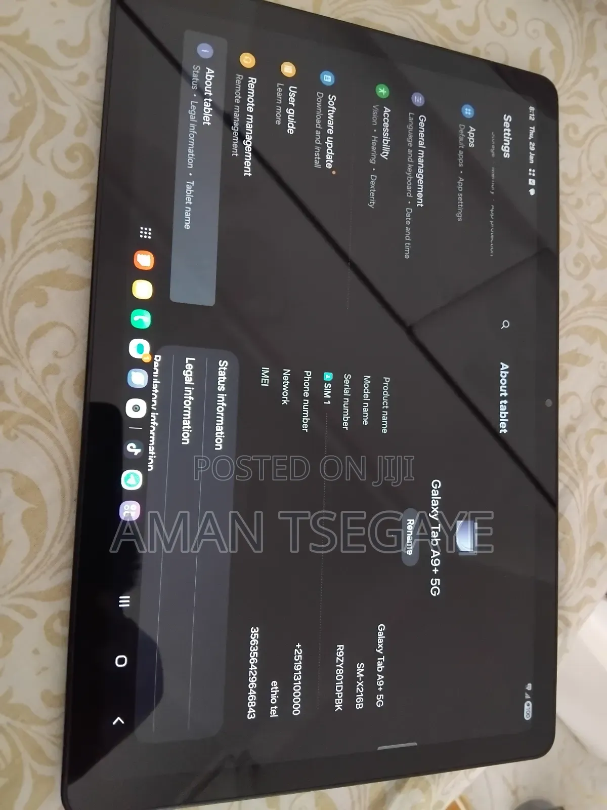 Samsung Galaxy Tab A9+ 128 GB Black