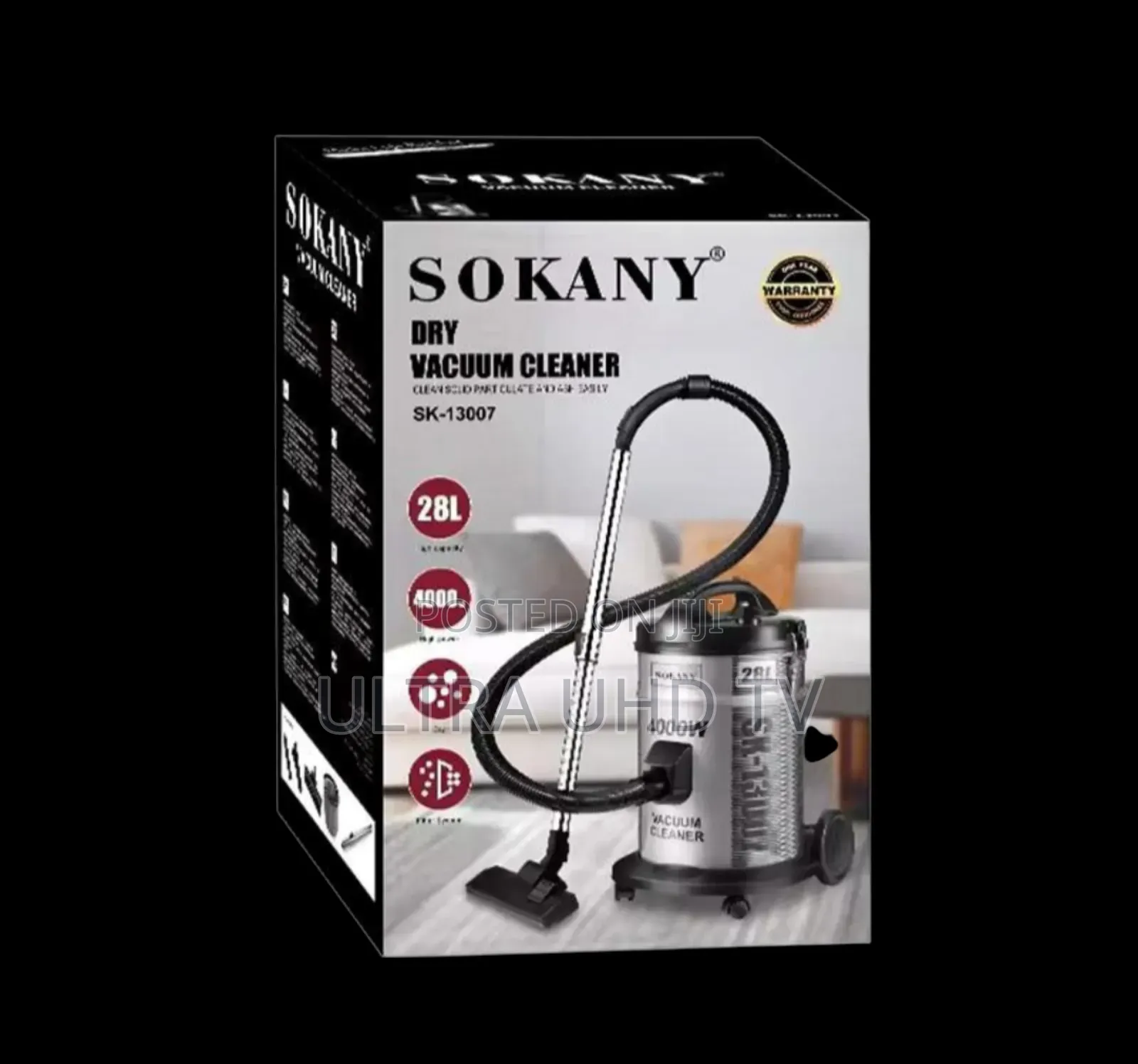 Sokany Sk-13007 Dry Vacuum Cleaner. Power: 4000w Motor