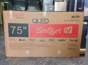 Alwa 75'' Smart Qled Tv – Massive Uhd Powered by Webos Hub Japan