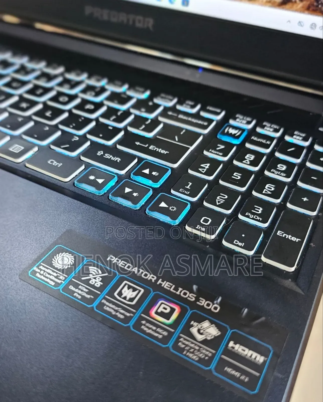 New Laptop Acer Predator Helios 300 16GB Intel Core I7 SSD 512GB