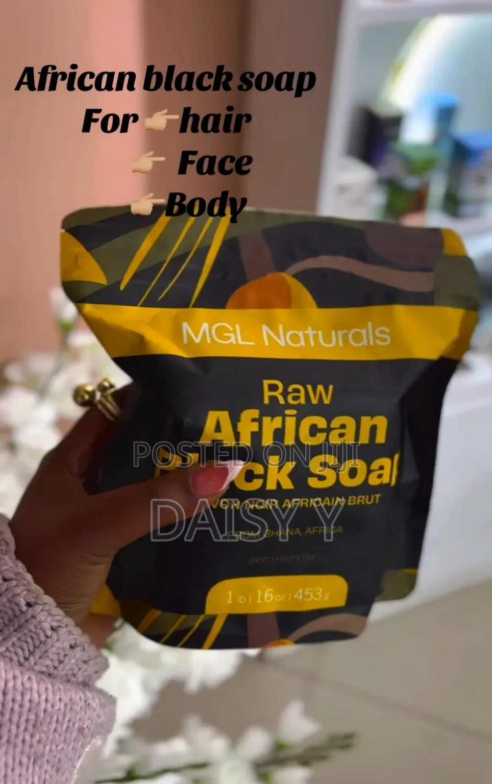 Naturals Raw African Black Soap