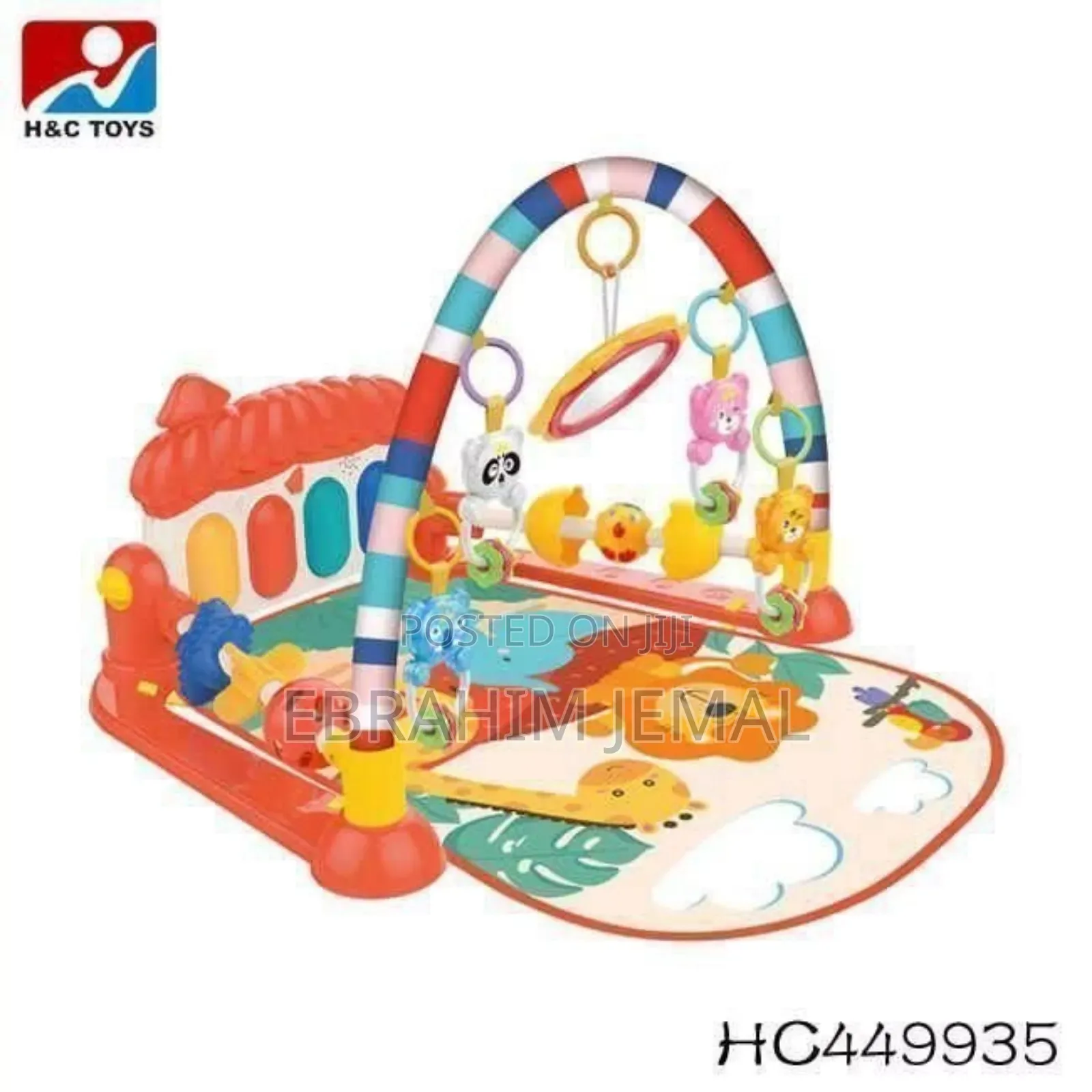 Baby Piano Fitness Play Gym Mat Educational Activity