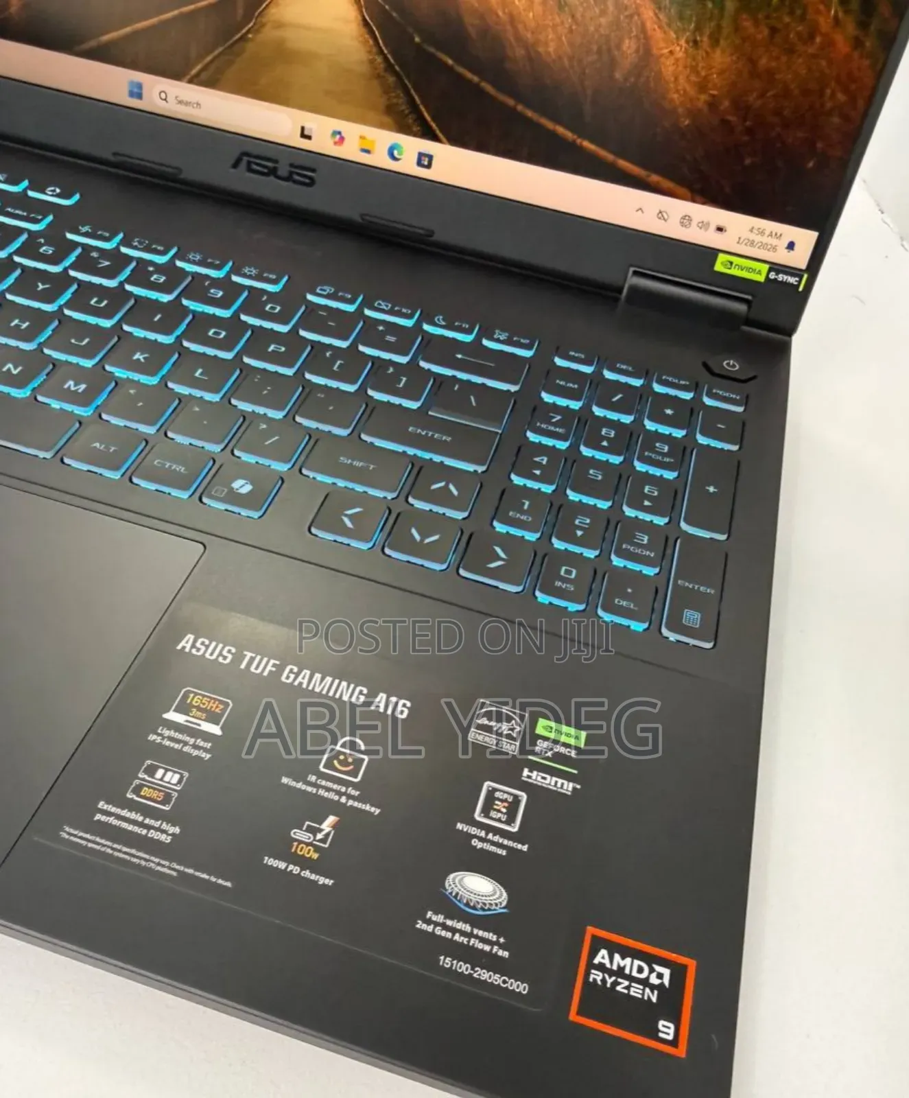 New Laptop Asus TUF Gaming A16 32GB AMD Ryzen 9 SSD 512GB