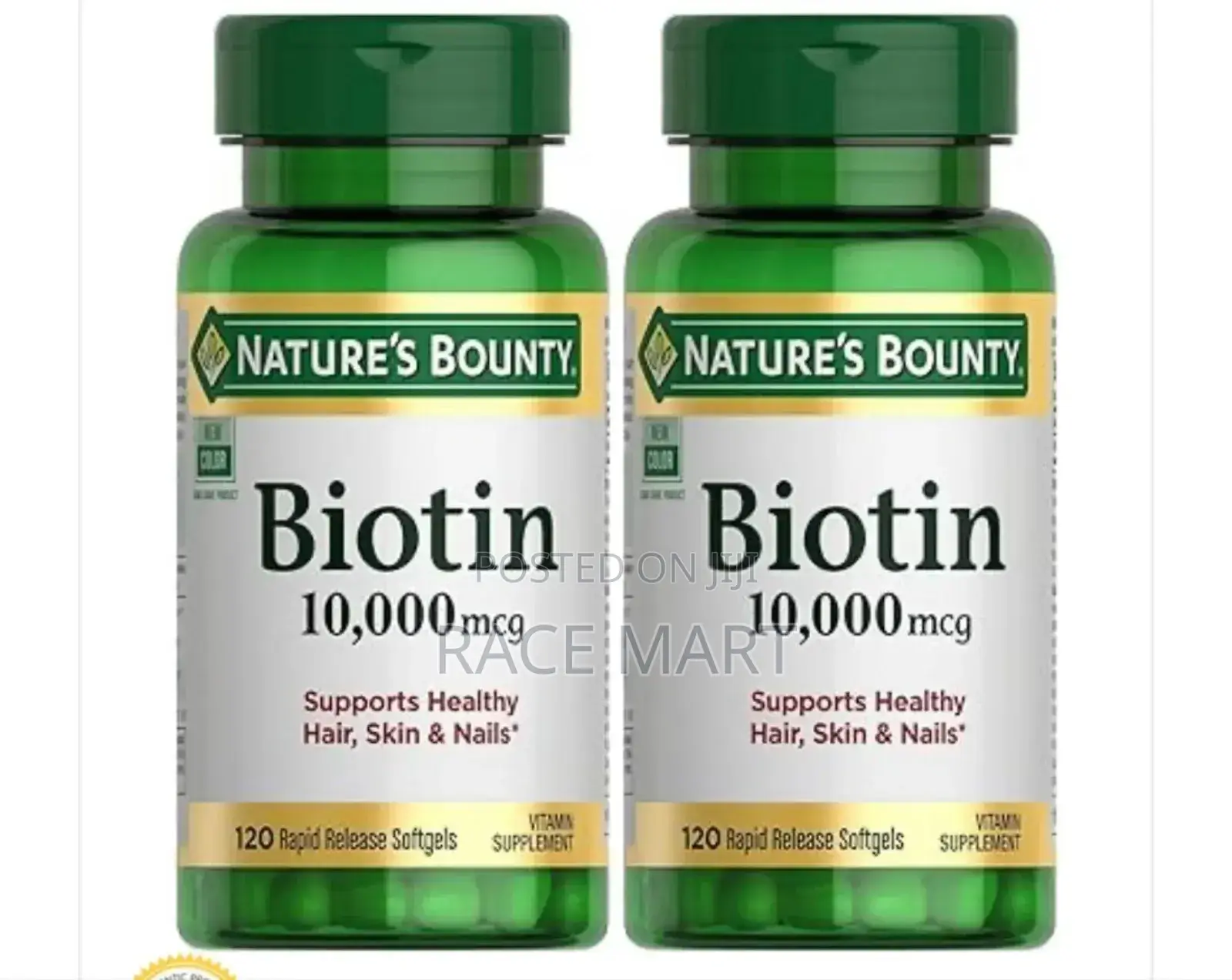 Nature's Bounty Biotin Hair Skin and Nails Vitamins