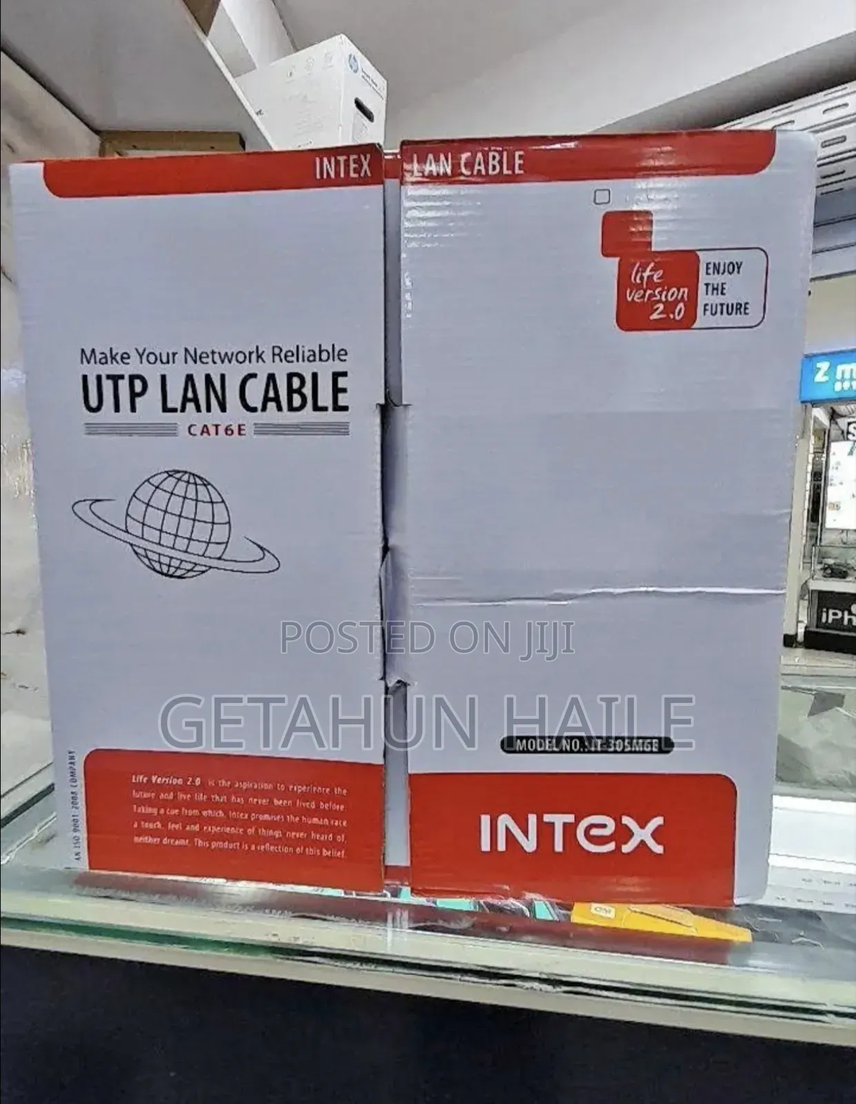 Intex Cat6 Utp Lan Cable – Fast Strong Internet Cable
