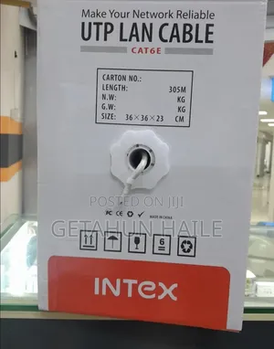 Intex Cat6 Utp Lan Cable – Fast Strong Internet Cable