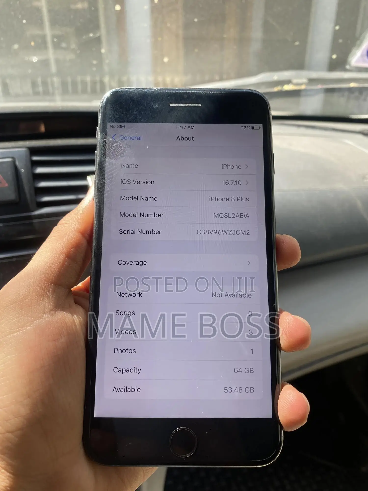 New Apple iPhone 8 Plus 64 GB Black