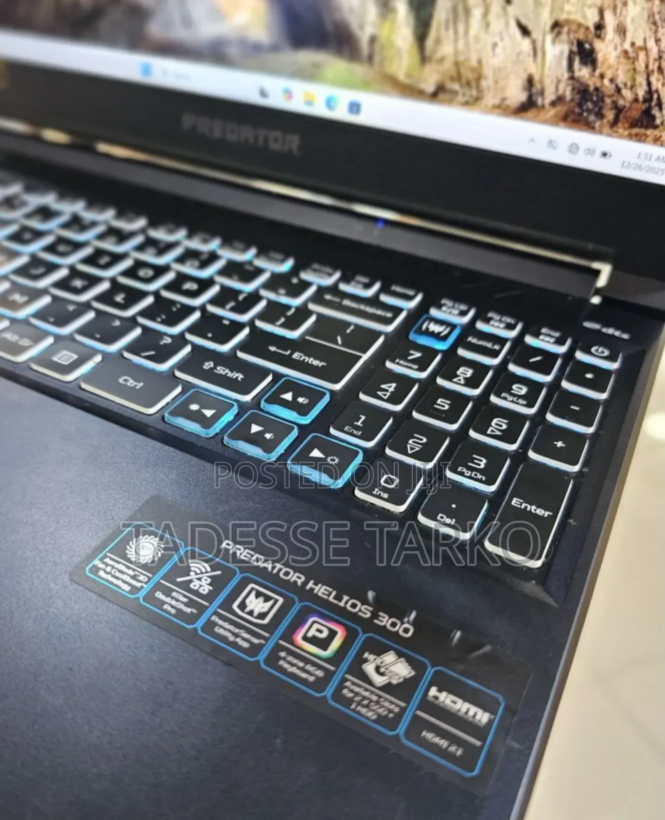 New Laptop Acer Predator Helios 300 16GB Intel Core I7 SSD 512GB