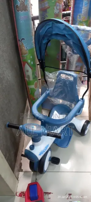 Baby Musical Tricycle With Parent Handle