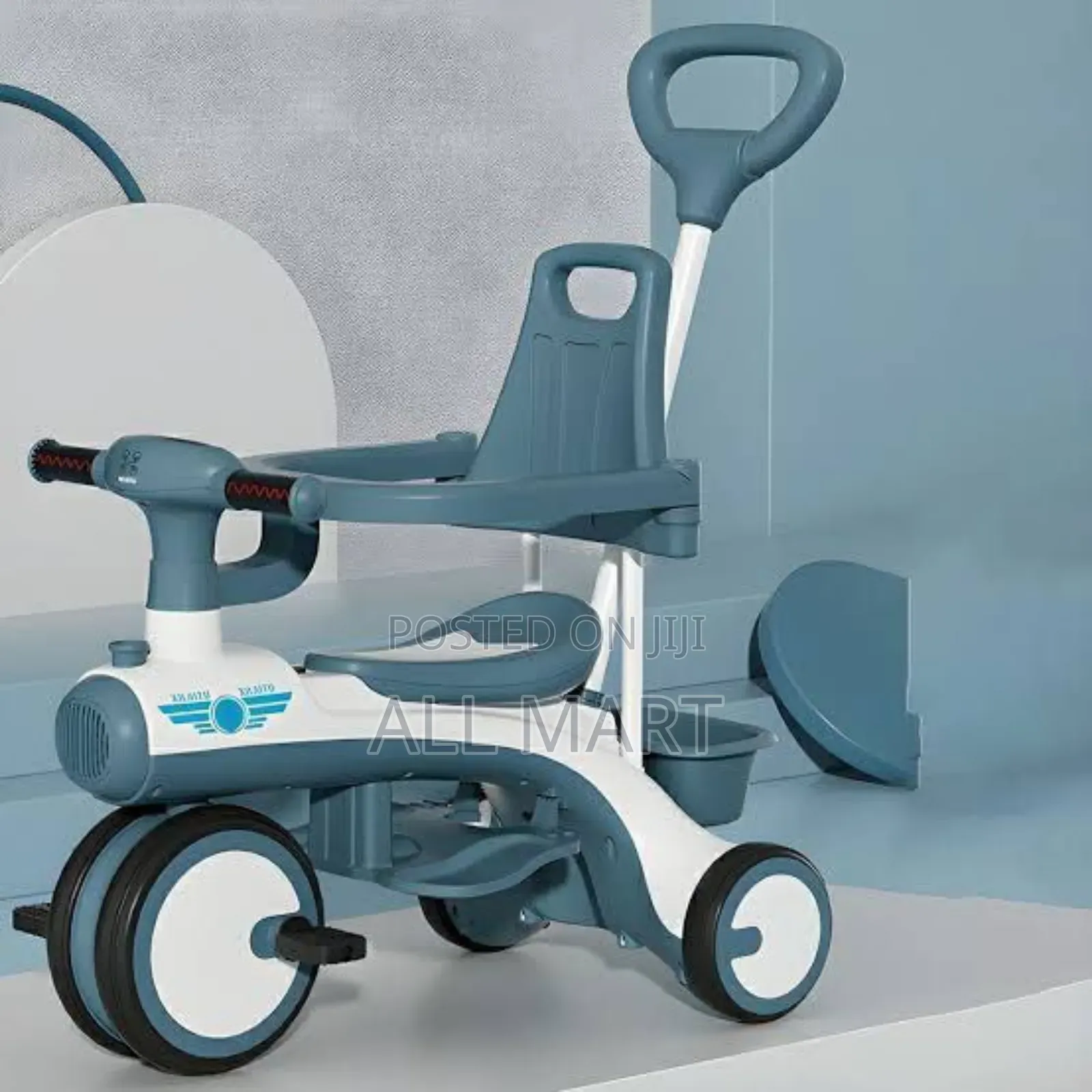 Baby Musical Tricycle With Parent Handle