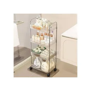 360° Rotating 4 Layer Shelving Storage