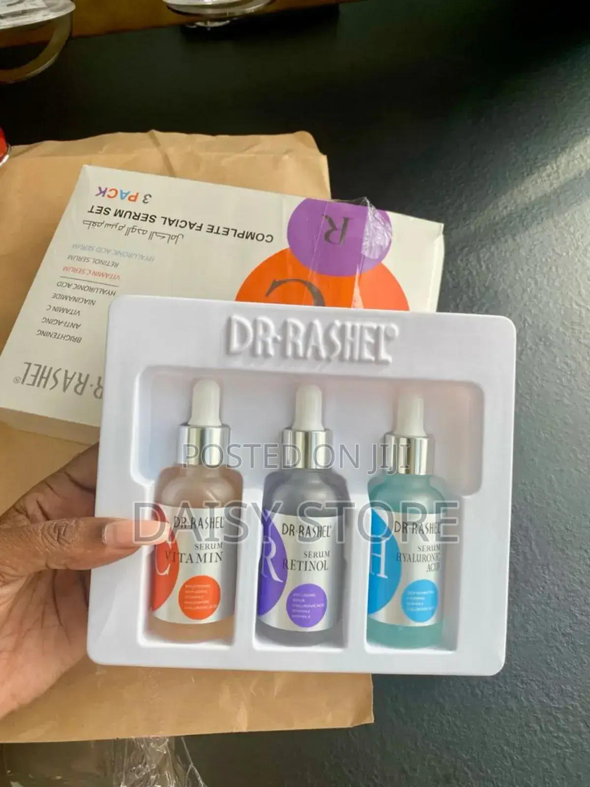 Dr. Rashel Complete Facial Serum Set, a 3-Pack of Serums (3set Serum)