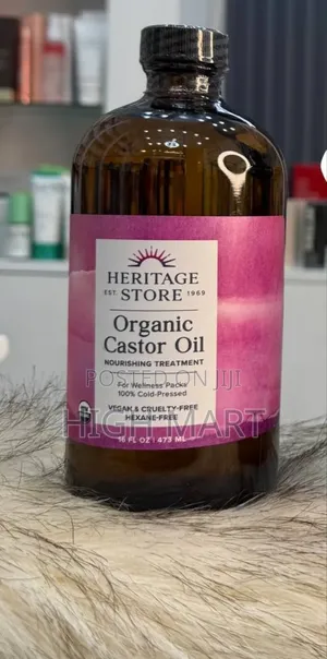 Heritage Store Organic Castor Oil -160oz