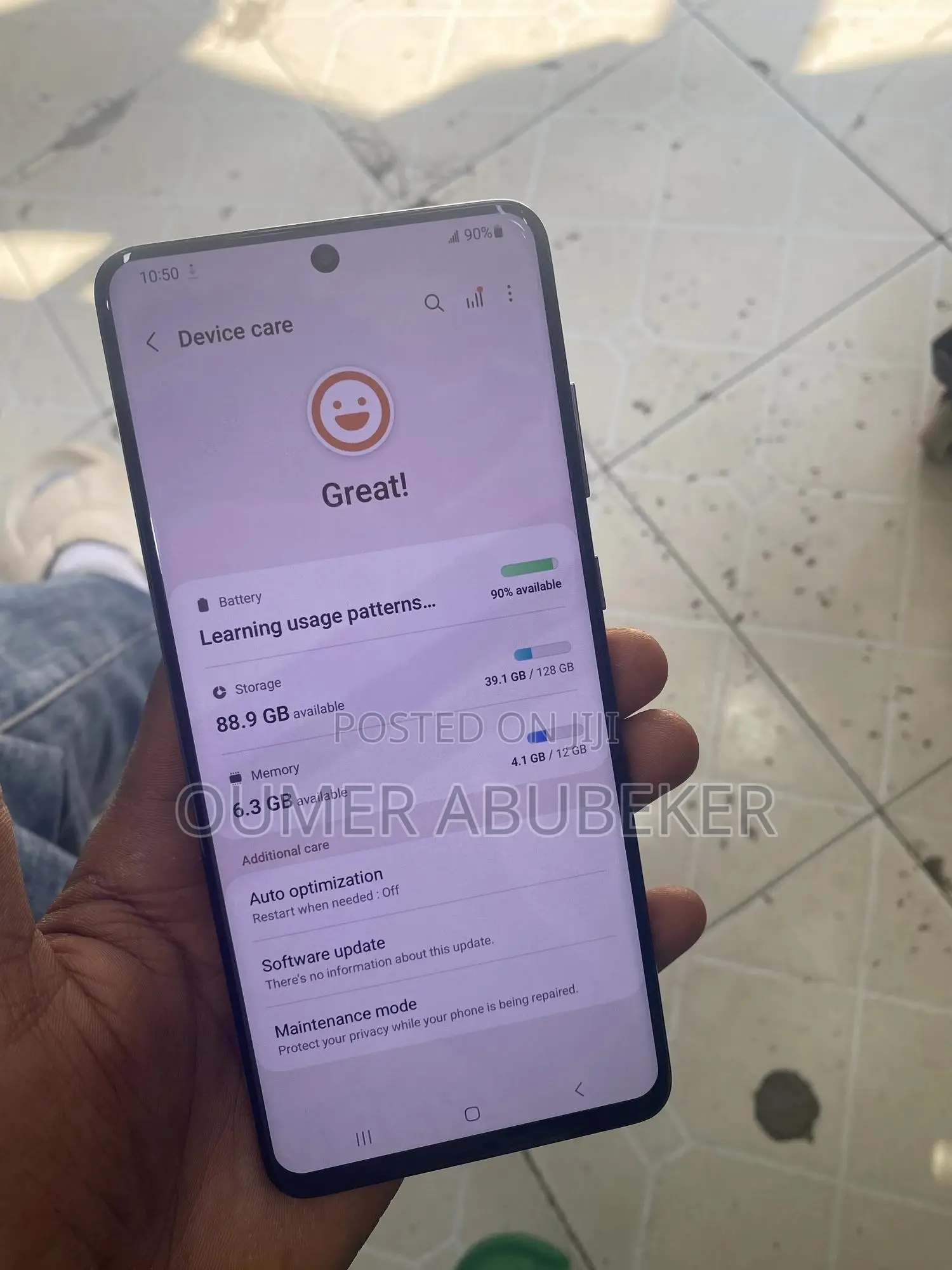 Samsung Galaxy S20 Ultra 128 GB Black