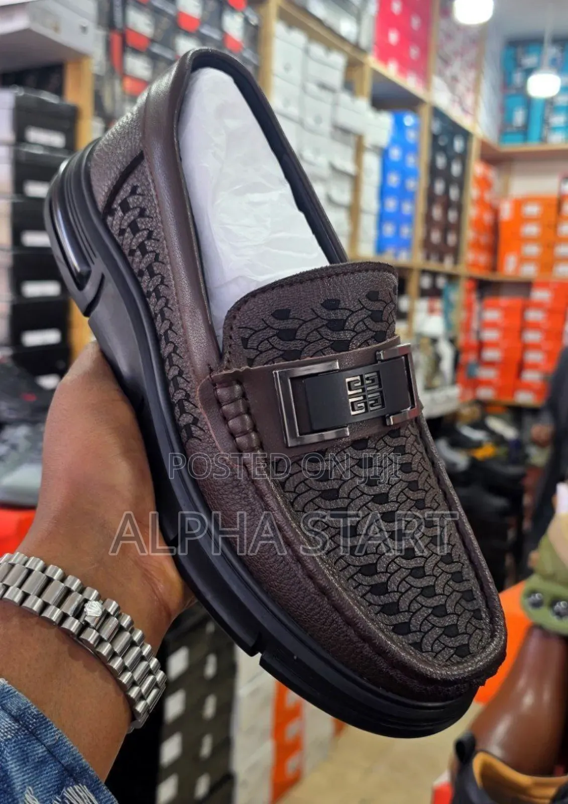 Men's Fashionable Leather Shoe High Master Quality Smooth Shoes