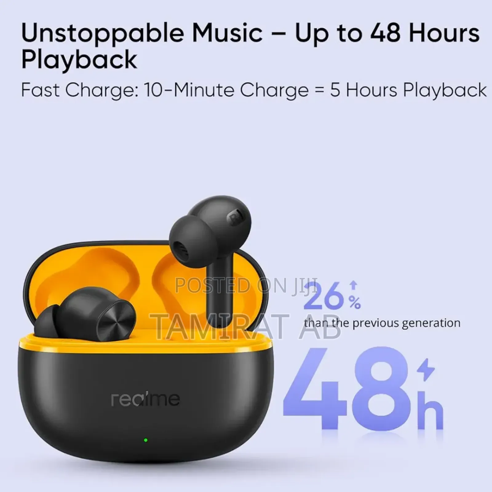 Realme Buds T200 Lite Bluetooth Earbuds Quad-Mic Ai Enc for Calls