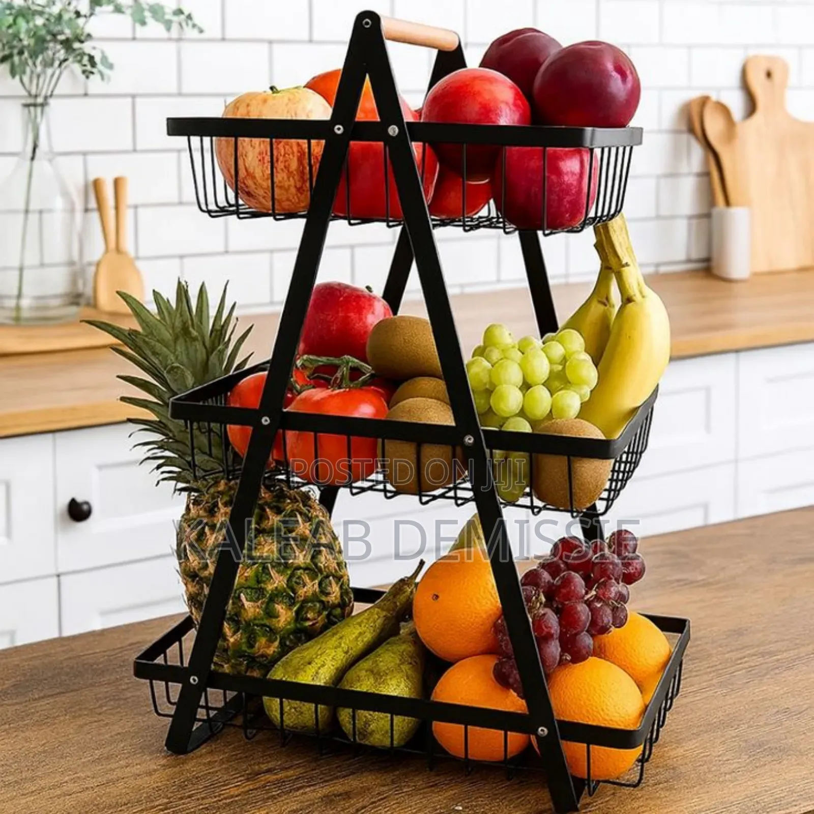 ባለ3 መደርደሪያ የፍሩት ራክ 3 Layer Fruit Rack