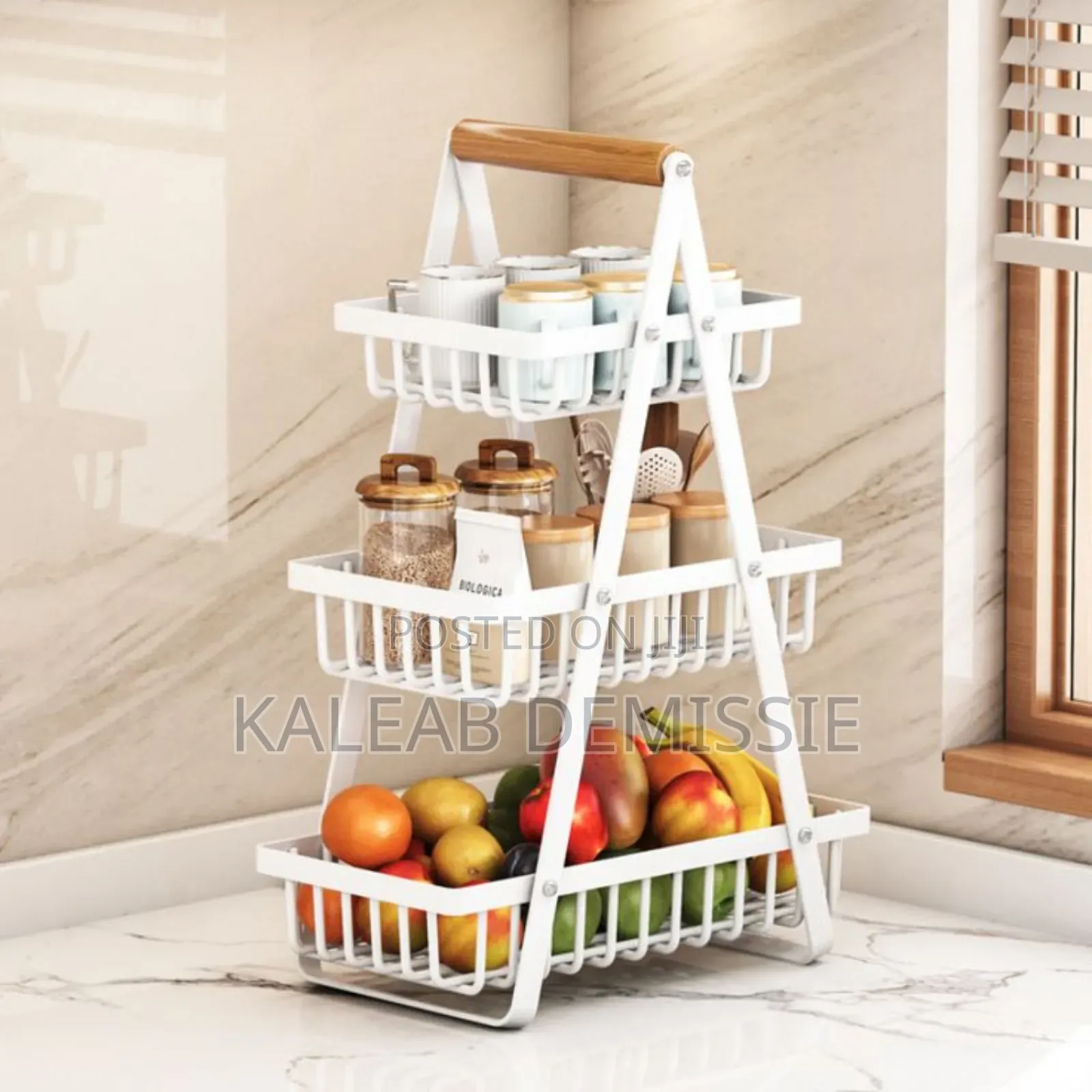ባለ3 መደርደሪያ የፍሩት ራክ 3 Layer Fruit Rack