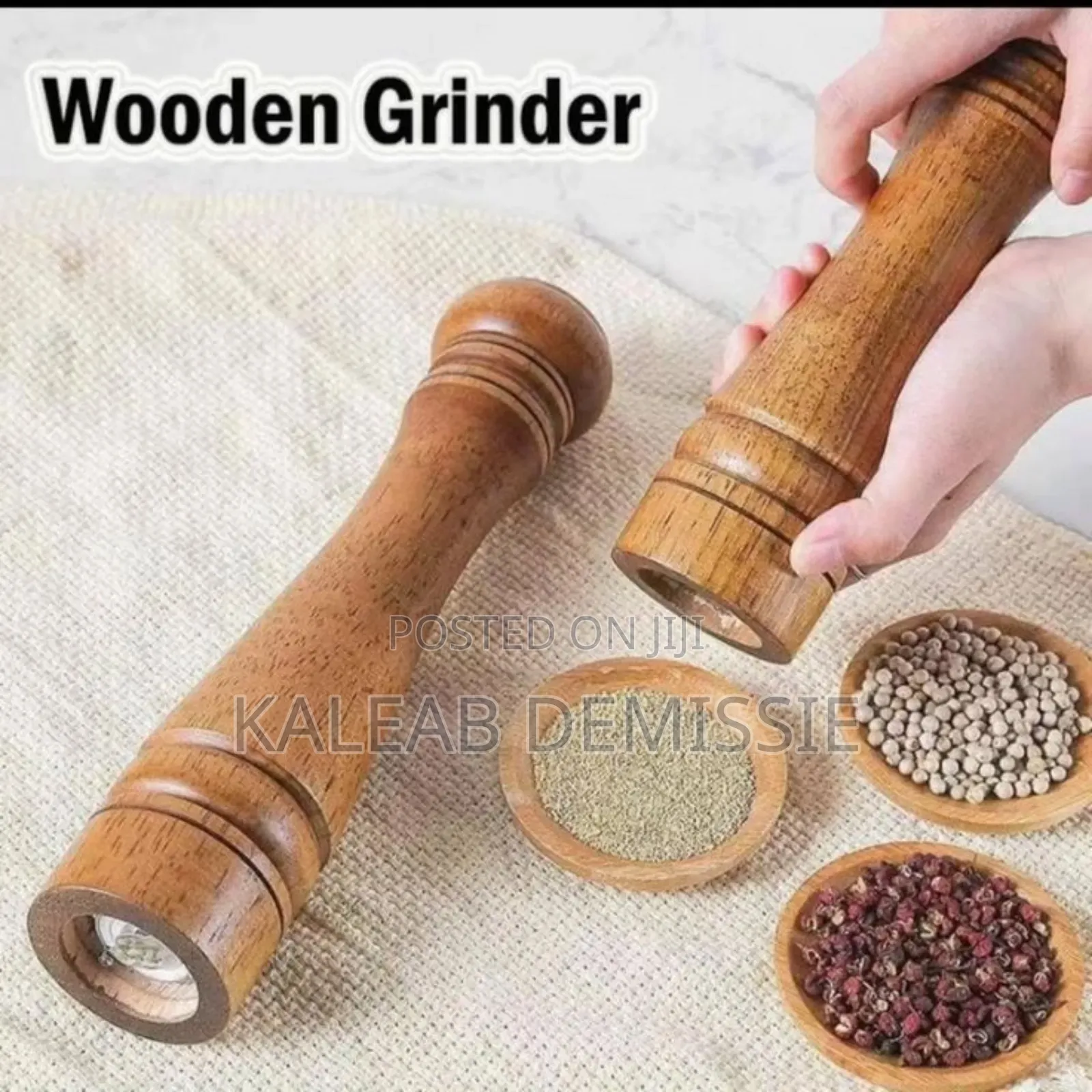 Manual Pepper Grinder የቅመማቅመም መፍጫና መነስነሻ